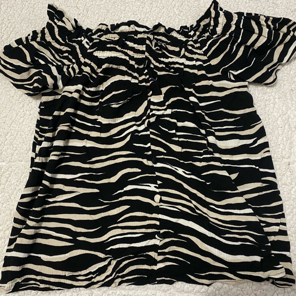 Off the shoulder crop top